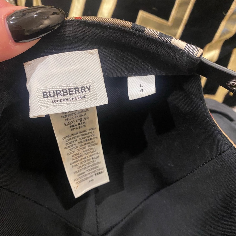 Brand new never worn Burberry London England baseball cap